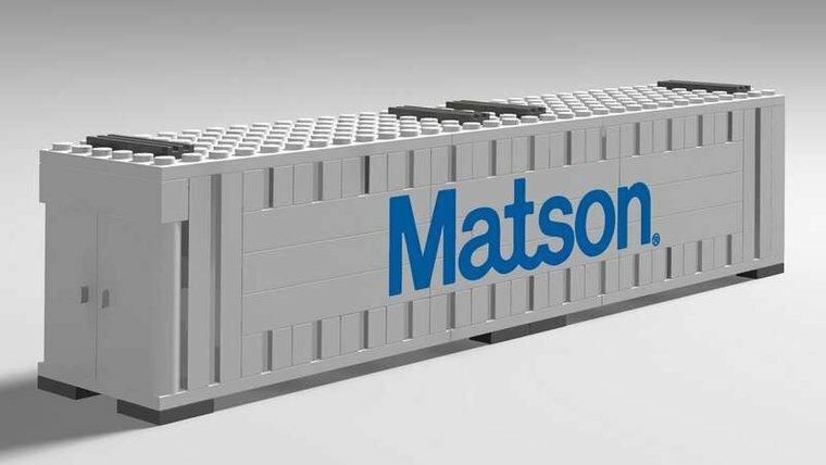 Custom Sticker - Container MATSON 40ft