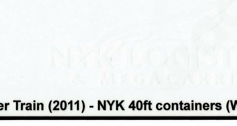 Custom Sticker - Container NYK 40ft (White Letters)