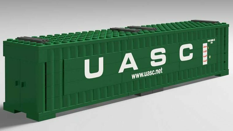 Custom Sticker - Container UASC 40ft