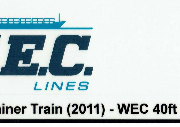 Custom Sticker - Container WEC 40ft