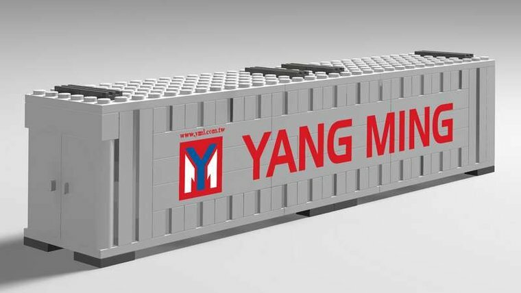 Custom Sticker - Container YANG MING 40ft