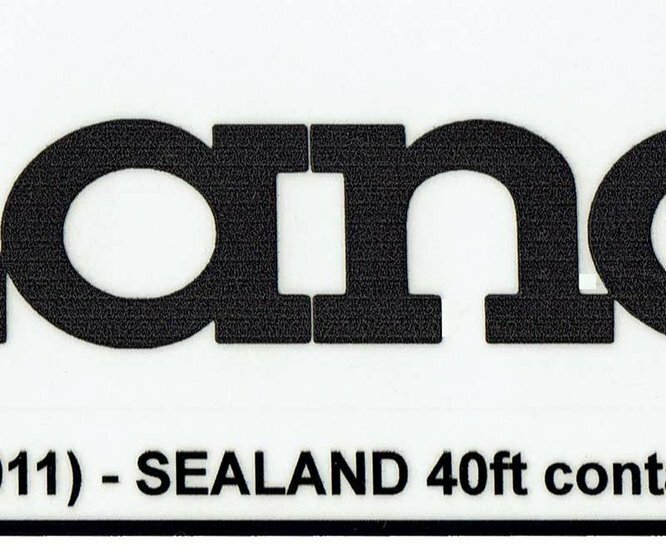 Custom Sticker - Container SEALAND 40ft