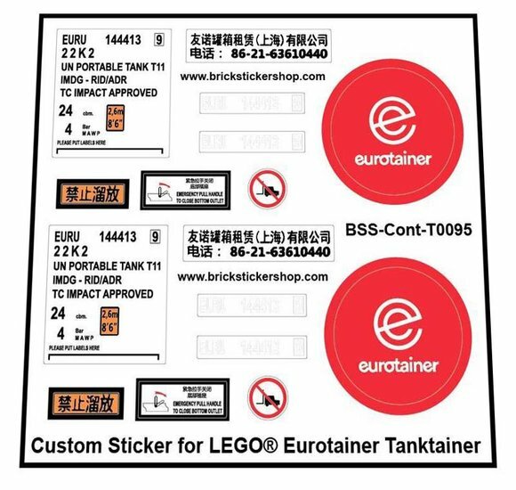 Custom Sticker - Tanktainer Eurotainer