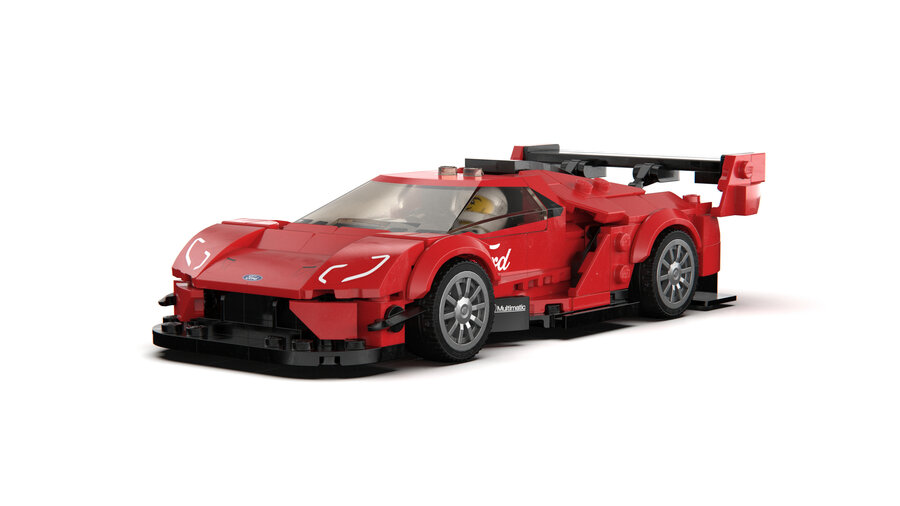 Custom Sticker - Ford GT Mk IV 2023 (Red Version) by BrickImagineering