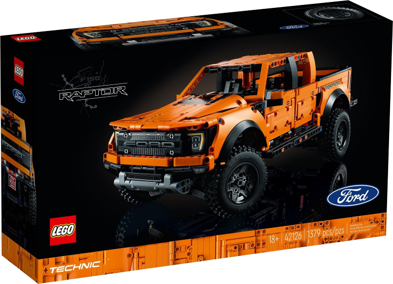 Replica Sticker voor Set 42126 - Ford F-150 Raptor