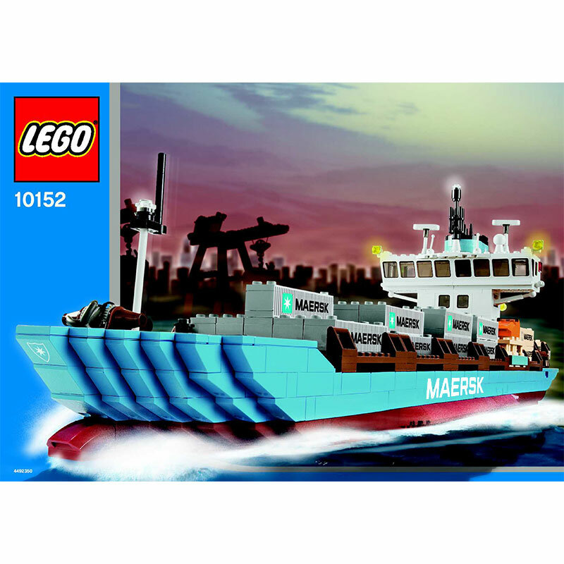 Replica Sticker voor Set 10152 - Maersk Container Ship