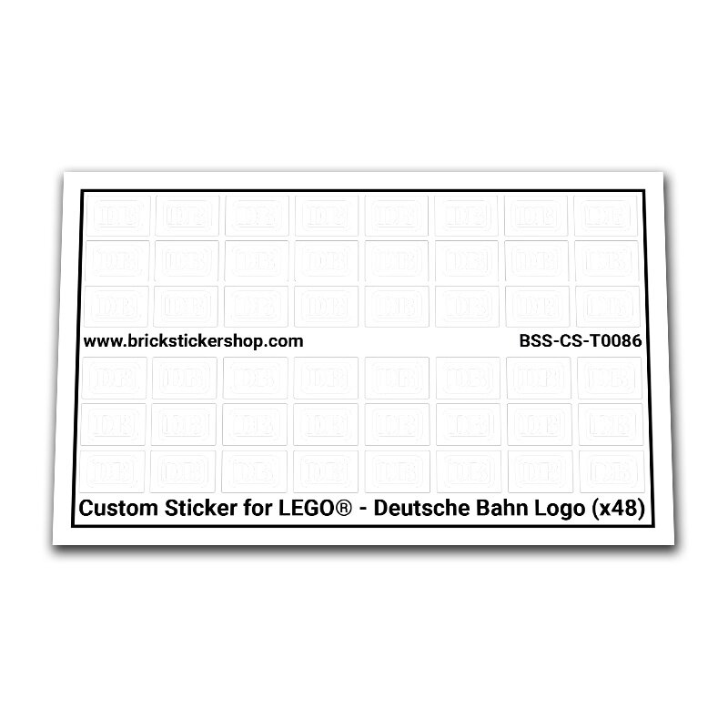 Custom Sticker - Deutsche Bahn Logo