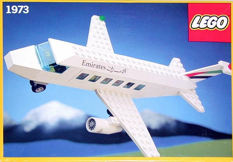 Replica Sticker voor Set 1973 - Emirates Airliner