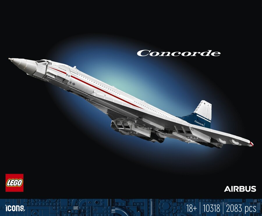 Alternative Sticker for Set 10318 - Concorde (Version 09, Doors)