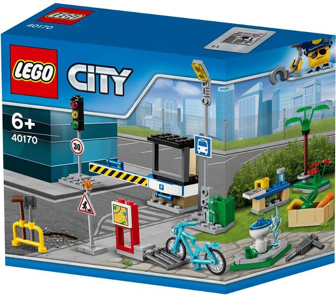 Replica Sticker voor Set 40170 - Build My City Accessory Set