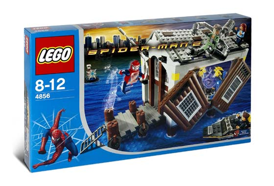 Replica Sticker voor Set 4856 - Doc Ock&#039;s Hideout