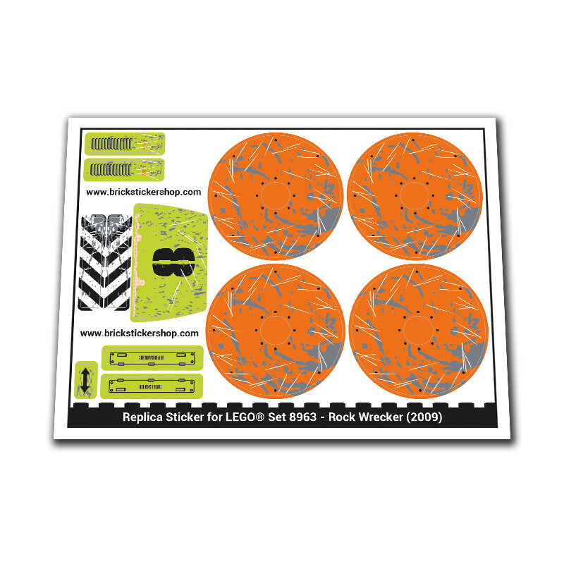 Replacement Sticker for Set 8963 - Rock Wrecker