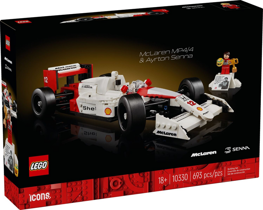 Alternative Sticker for Set 10330 - McLaren MP4-4 Ayrton Senna