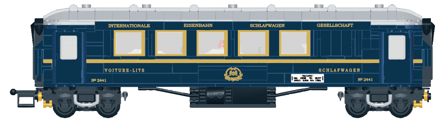 Alternatieve Sticker voor Set 21344 - The Orient Express Train (Versie 1)