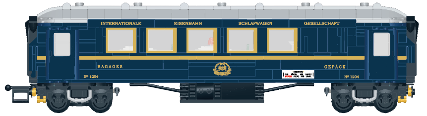 Alternatieve Sticker voor Set 21344 - The Orient Express Train (Versie 3)