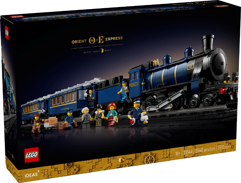 Alternatieve Sticker voor Set 21344 - The Orient Express Train (Versie 3)