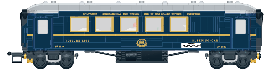 Alternatieve Sticker voor Set 21344 - The Orient Express Train (Versie 4)