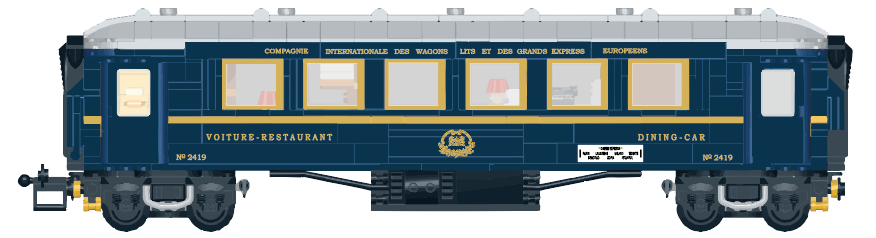 Alternative Sticker for Set 21344 - The Orient Express Train (Version 5)