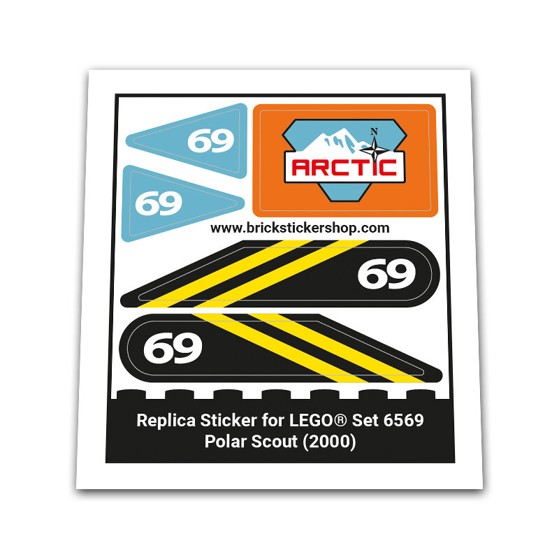 Replacement Sticker for Set 6569 - Polar Scout