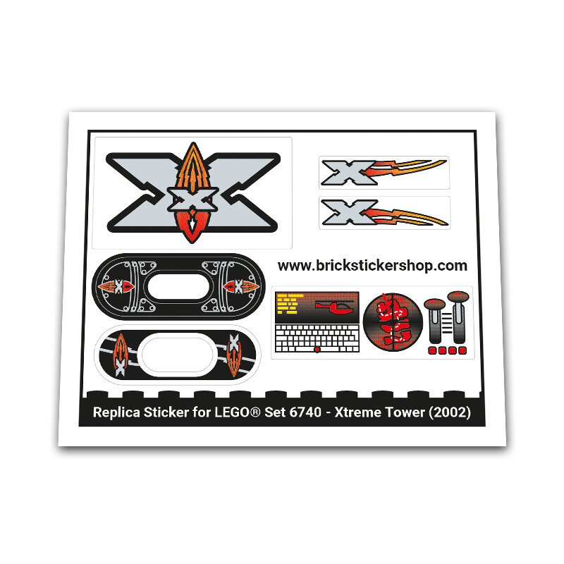 Replacement Sticker for Set 6740 - Xtreme Tower