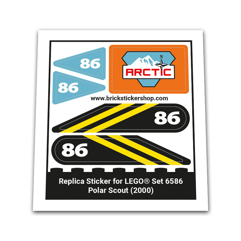 Replacement Sticker for Set 6586 - Polar Scout