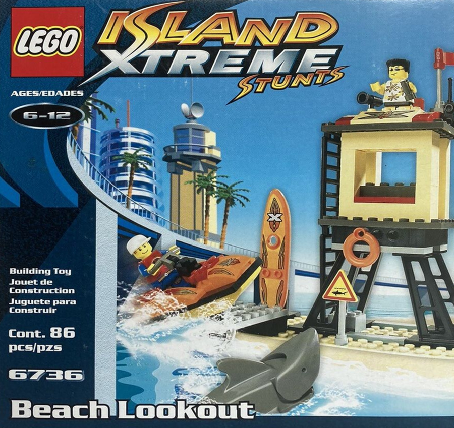 Replacement Sticker for Set 6736 - Beach Lookout