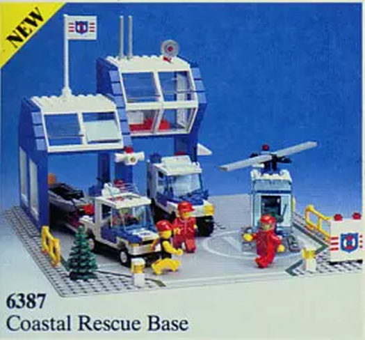 Replacement Sticker for Set 6387 - Coastal Rescue Base