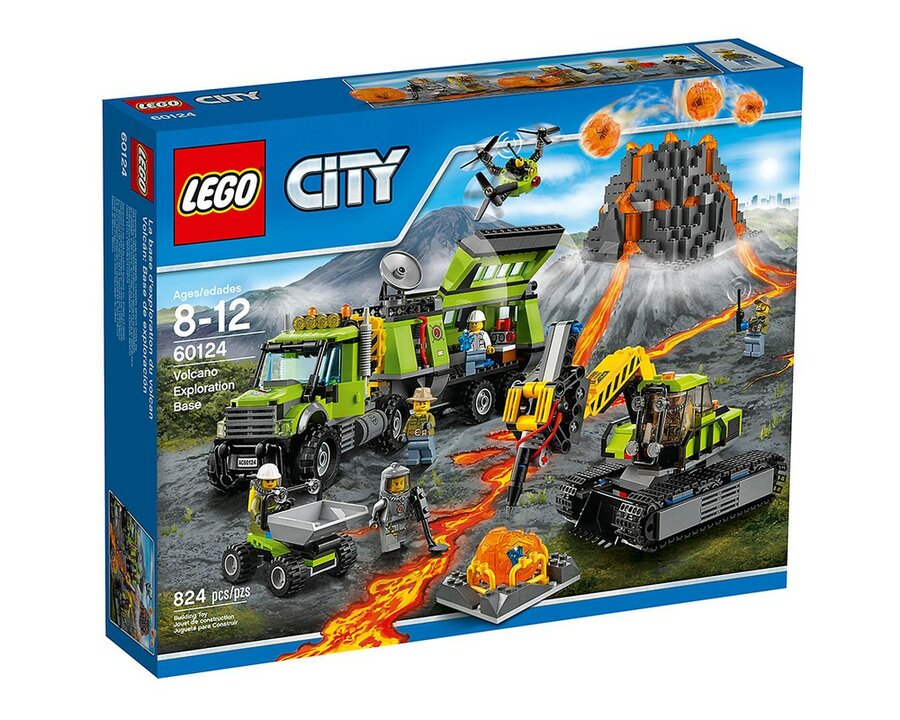 Replacement Sticker for Set 60124 - Volcano Exploration Base