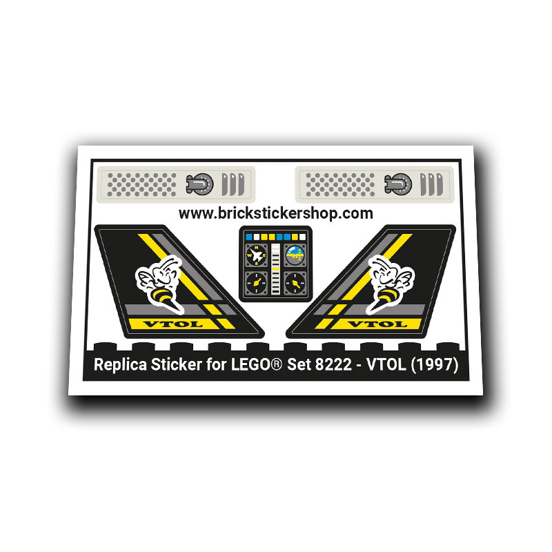 Replacement Sticker for Set 8222 - VTOL