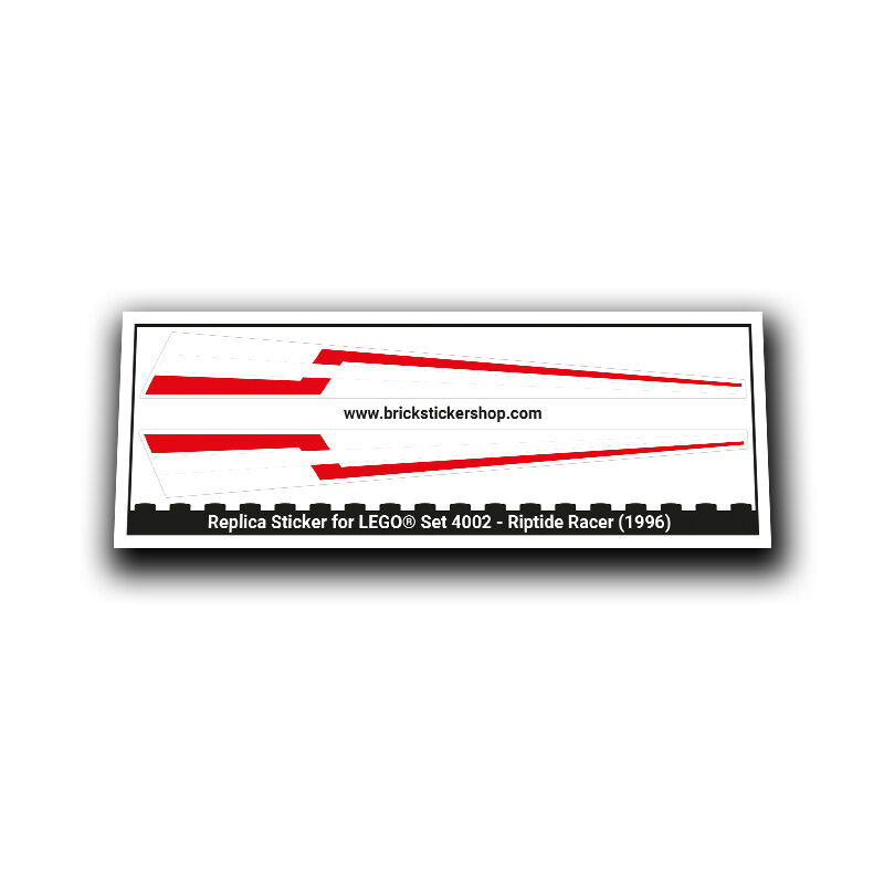 Replacement Sticker for Set 4002 - Riptide Racer