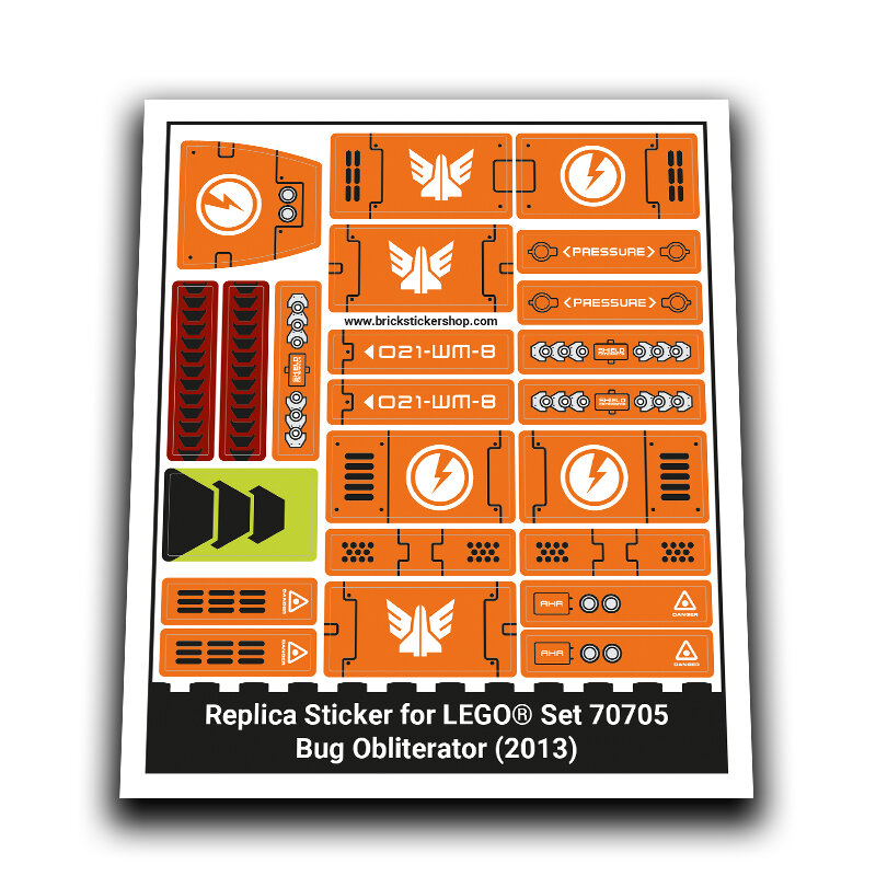 Replacement Sticker for Set 70705 - Bug Obliterator