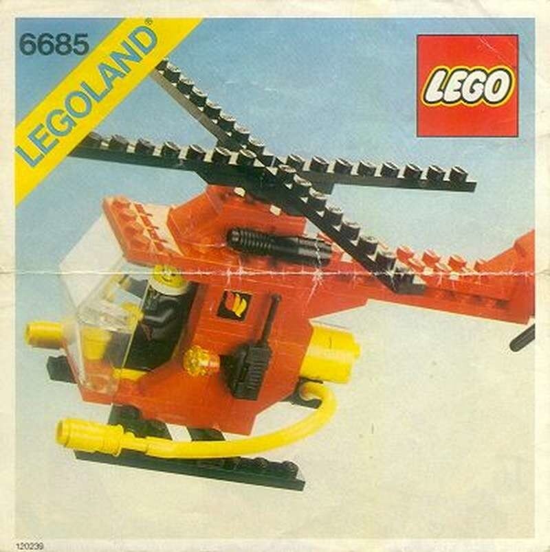 LEGO 6685 - Fire Copter 1