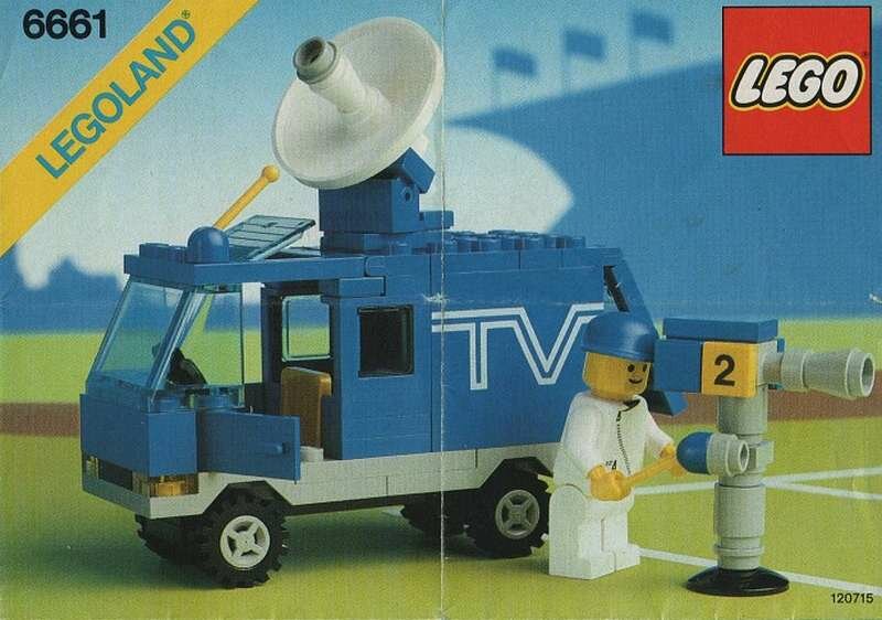 Replacement Sticker for Set 6661 - Mobile TV Studio