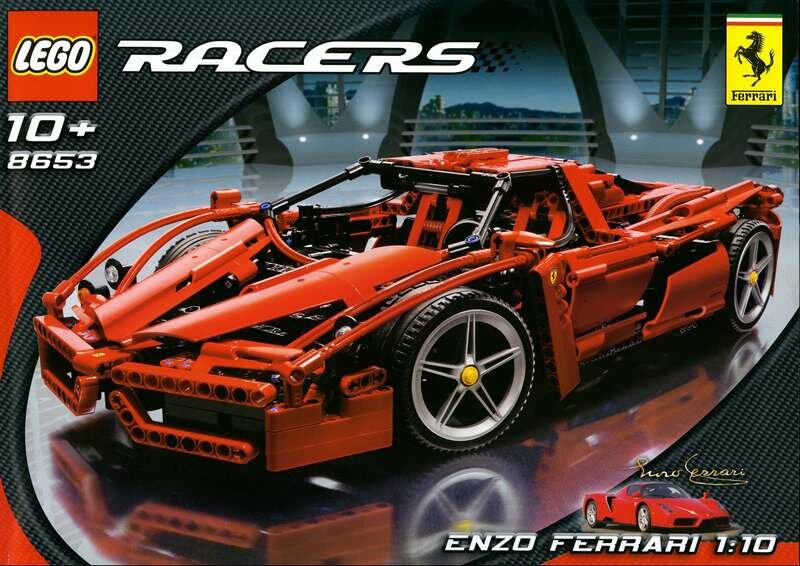 Replacement Sticker for Set 8653 - Enzo Ferrari 1-10