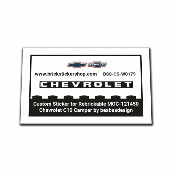 Custom Sticker - Chevrolet C10 Camper by besbasdesign