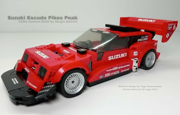 Custom Sticker - Suzuki Escudo Pikes Peak 1998 (Gran Turismo) by Sergio Batista