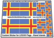 Custom Sticker - Flags - Flag of the Aland Islands