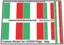 Custom Sticker - Flags - Flag of Italy