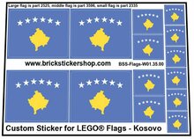 Custom Sticker - Flags - Flag of Kosovo