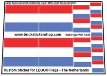 Custom Sticker - Flags - Flag of The Netherlands