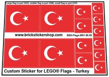 Custom Sticker - Flags - Flag of Turkey