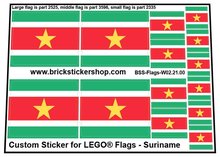 Custom Sticker - Flags - Flag of Suriname