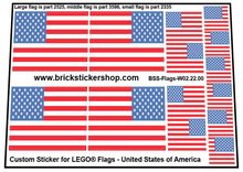 Custom Sticker - Flags - Flag of the United States of America