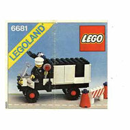 Precut Custom Replacement Stickers for Lego Set 6681 - Police Van (1981)