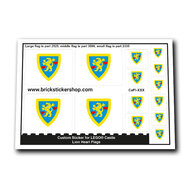 Custom Sticker - Lion Heart Flags