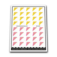 Custom Sticker - Futuron Torso&#039;s (Yellow and Dark Pink)