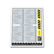 Replica Sticker voor Set 75172 - Y-Wing Starfighter