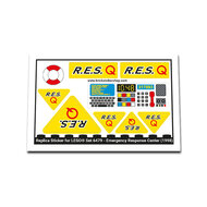 Replacement Sticker for Set 6479 - Emergency Response Center