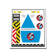 Replica Sticker voor Set 60079 - Training Jet Transporter