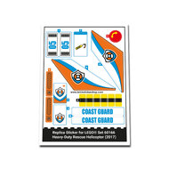 Replica Sticker voor Set 60166 - Heavy Duty Rescue Helicopter